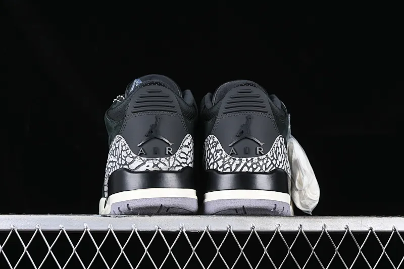 All categories Air Jordan Jordan series basketball shoes Air Jordan 3 foreign trade version Air Jordan 3 Retro "Off Noir" AJ3 Joe 3 old black cement CK9246-001